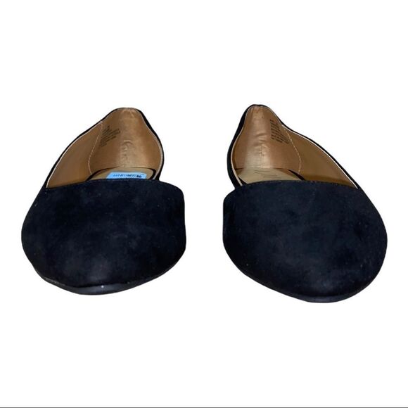 Wild Pair Mabel d'Orsay Black Flats 10M NWB - Picture 5 of 8